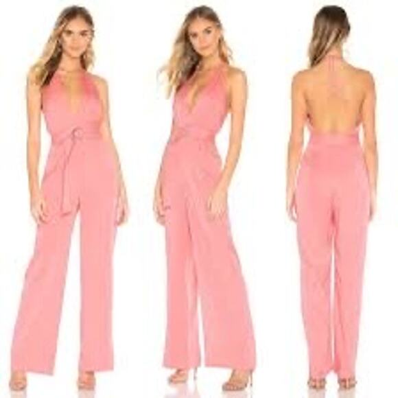 TULAROSA REGINA JUMPSUIT IN PINK SIZE SMALL NWT - Picture 1 of 1